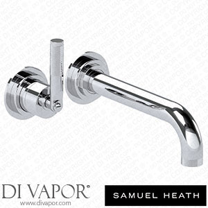 Samuel Heath V7K20-3LK-NP-CP 2 Hole Wall Mounted Basin Mixer without Plate 214Mm Spout Length Spare Parts