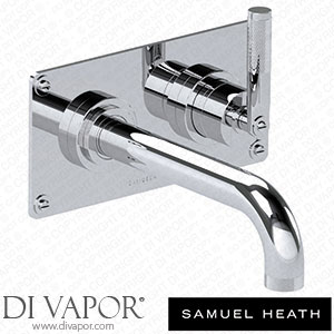 Samuel Heath V7K20-3LK-RH-CP 2 Hole Wall Mounted Basin Mixer Right Handed 214Mm Spout Length Spare Parts