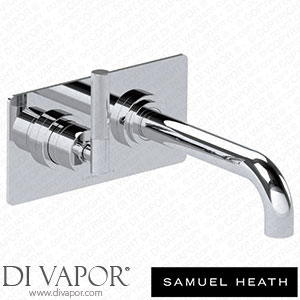 Samuel Heath V7K20-3LL-LH-CP 2 Hole Wall Mounted Basin Mixer Left Handed 214Mm Spout Length Spare Parts