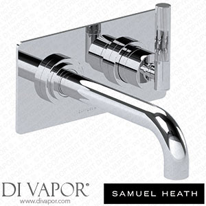 Samuel Heath V7K20-3LL-RH-CP 2 Hole Wall Mounted Basin Mixer Right Handed 214Mm Spout Length Spare Parts