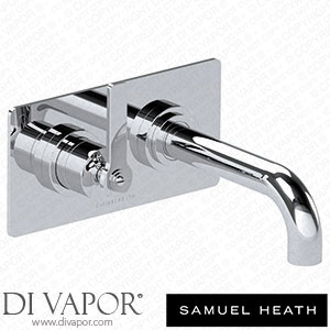 Samuel Heath V7K35-1LF-LH-CP 2 Hole Wall Mounted Bath Mixer Left Handed 184Mm Spout Length Spare Parts