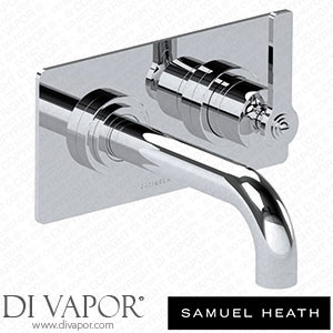 Samuel Heath V7K35-1LF-RH-CP 2 Hole Wall Mounted Bath Mixer Right Handed 184Mm Spout Length Spare Parts