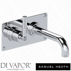 Samuel Heath V7K35-1LK-LH-CP 2 Hole Wall Mounted Bath Mixer Left Handed 184Mm Spout Length Spare Parts