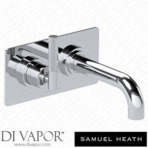 Samuel Heath V7K35-1LL-LH-CP 2 Hole Wall Mounted Bath Mixer Left Handed 184Mm Spout Length Spare Parts