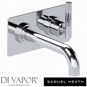 Samuel Heath V7K35-2LL-RH-CP 2 Hole Wall Mounted Bath Mixer Right Handed 214Mm Spout Length Spare Parts