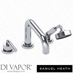 Samuel Heath V7K39-2LK-CP 3 Hole Bath Mixer 196Mm Spout Length Spare Parts