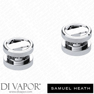 Samuel Heath V7K42LW-CP Side Valves for Overflow Filler (Pair) Spare Parts