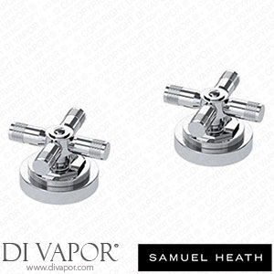 Samuel Heath V7K42XK-CP Side Valves for Overflow Filler (Pair) Spare Parts