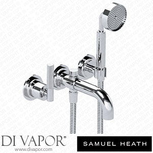 Samuel Heath V7K43-1LLNP-CP 3 Hole Wall Mounted Bath Mixer with Diverter without Plate 180Mm Spout Length Spare Parts