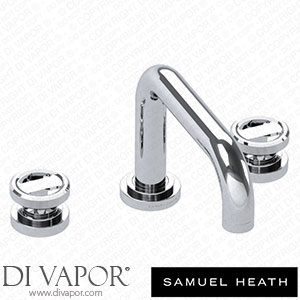 Samuel Heath V7K44-2LW-CP 3 Hole Bath Filler 196Mm Spout Length Spare Parts