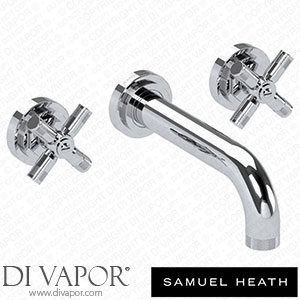 Samuel Heath V7K47-2XK-CP 3 Hole Wall Mounted Bath Filler 210Mm Spout Length Spare Parts