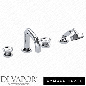 Samuel Heath V7K48-1LW-CP 4 Hole Bath Filler 150Mm Spout Length Spare Parts