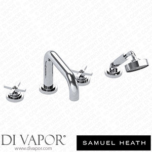 Samuel Heath V7K48-2XF-CP 4 Hole Bath Filler 196Mm Spout Length Spare Parts