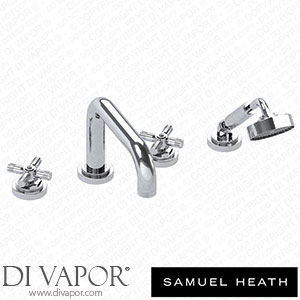 Samuel Heath V7K48-2XK-CP 4 Hole Bath Filler 196Mm Spout Length Spare Parts