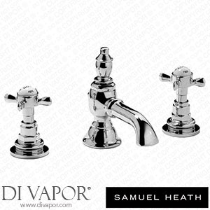 Samuel Heath VAC14-CP 3 Hole Basin Set with Pop-Up Waste Spare Parts