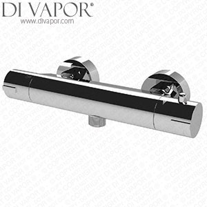 Nuie Round Thermostatic Shower Bar Valve - VBS026