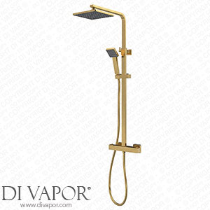 Venice Cubo Brushed Brass Modern Thermostatic Shower - VC68BRA Spare Parts