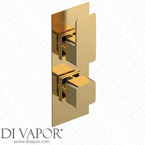 Venice Cubo Twin Thermostatic Shower Valve - Brushed Brass - VC8TW01BB Spare Parts