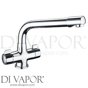 Vellamo VELASPKT01 Aspen Twin Lever Mono Kitchen Mixer Tap Polished Chrome Spare Parts