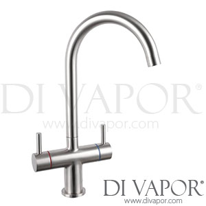 Vellamo VELDAVKT01 Dava Twin Lever Brushed Nickel Mono Kitchen Mixer Tap Spare Parts