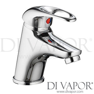 Vellamo VELDVSBASLOOP Loop Small Basin Mixer with Clicker Waste Spare Parts