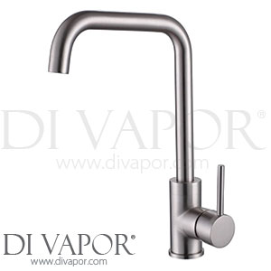 Vellamo VELKORKT05 Koro Single Lever Mono Kitchen Mixer Tap Brushed Stainless Steel Spare Parts