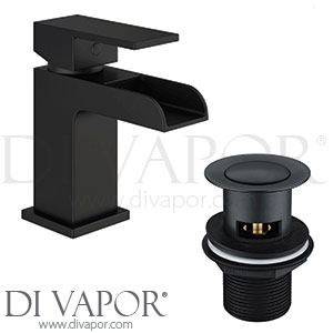 Vellamo VELREV10 Reve Matt Black Waterfall Basin Tap & Waste Spare Parts