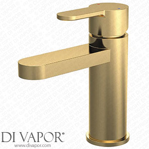 Venice Giro Brushed Brass Mono Basin Mixer with Push Button Waste - VEN508R Spare Parts