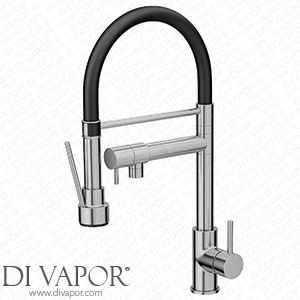 Venice Modern Kitchen Mixer Tap with Swivel Spout & Directional Spray - Brushed Steel - VENKT562 Spare Parts