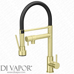 Venice Modern Kitchen Mixer Tap with Swivel Spout & Directional Spray - Brushed Brass - VENKT762 Spare Parts