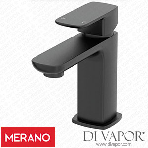 Merano VENOSABASINTAPBLK Modern Mono Basin Mixer Tap Single Lever Spare Parts