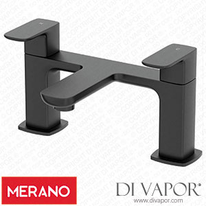 Merano VENOSABATHFILBLK Modern Bath Filler Mixer Tap Spare Parts