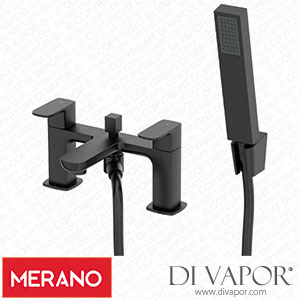 Merano VENOSABSMBLK Modern Bath Shower Mixer Tap Matt Black Spare Parts