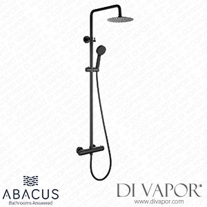 Abacus Emotion Thermo Exposed Shower Valve Kit Shower Mixer Matt Black VESK-65-2020 Spare Parts