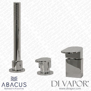 Abacus Bathrooms Ki Deck Mounted Bath Mixer with Pull Out Hand Shower - Requires spout (VETS-05-2110) Spare Parts