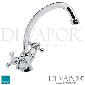 VADO VIC-151/CD-C/P Victoriana Mono Sink Mixer with Swivel Spout Spare Parts