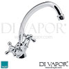 VADO Victoriana Mono Sink Mixer Swivel Spout Spare Parts