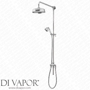 Trafalgar Traditional Rigid Riser with 190mm Shower Head Handshower and Diverter - VIC-GRAND-RISER Spare Parts