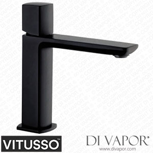 Vitusso VITFERRARABMTBLK Ferentino Basin Mixer Tap Matt Black Spare Parts