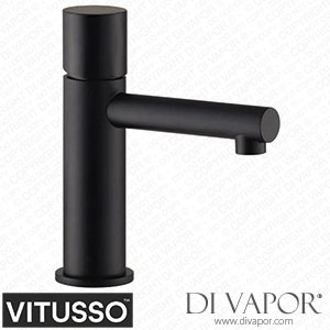 Vitusso VITRIMINIBMTBLK Rimini Basin Mixer Tap Matt Black Spare Parts