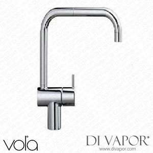 Vola L-Holder for Aerator 9.0 L/Min. Chrome 16 (VR17L9K-16)