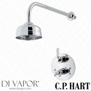 C.P. Hart Waterloo Dual Control Shower Valve & Shower Head with Arm WATSET9 Spare Parts