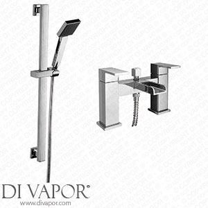 Victorian Plumbing Monza Waterfall Bath Shower Mixer with Slider Rail Kit - Chrome - WF08 Spare Parts