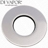 Chrome Shroud for Taps and Shower Valves - Internal Diameter 19.8mm - External Diameter: 40mm