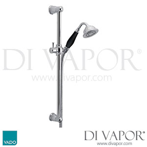 VADO WG-26203V2-C/P Traditional Slide Rail Shower Kit 600mm Slide Rail and 150cm Shower hose Spare Parts