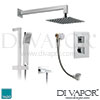 VADO Notion Square Concealed 3 Outlet Shower Valve Spare Parts