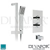 VADO Notion Square Concealed Shower Valve Spare Parts