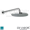 VADO Saturn 254mm Round Shower Head Arm Spare Parts