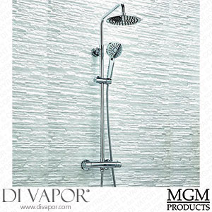 MGM SK600 Serena Chrome Round with  Rigid Shower Riser Spare Parts