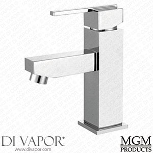 MGM T20102 Square Monobloc Basin Mixer Tap with Waste Spare Parts